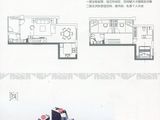 汇金置地广场_3室2厅2卫 建面67平米