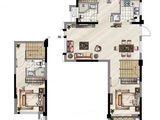 三盛璞悦湾_4室2厅2卫 建面105平米