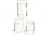中铁城江督府_2室2厅2卫 建面88平米