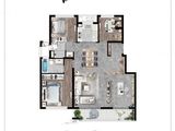 融创惠山映_3室2厅2卫 建面115平米
