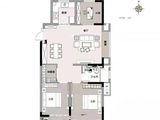 春晓熙岸_3室2厅1卫 建面98平米