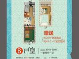 东风合运香墅_1室2厅1卫 建面43平米