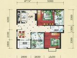 阳光海上_2室2厅1卫 建面81平米