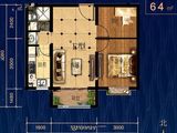金洋澜湾_2室2厅1卫 建面64平米