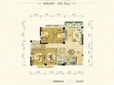 润恒国华尚景_4室2厅2卫 建面135平米