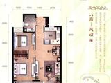 中信国安北海第一城3号地块_2室2厅1卫 建面90平米