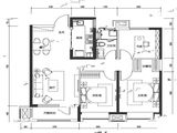 融创东海湾_3室2厅1卫 建面105平米
