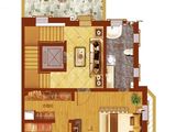 东郡蓝山_2室1厅1卫 建面87平米
