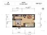 中凯学府寓_1室1厅1卫 建面44平米