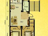 德红书香府邸_2室2厅1卫 建面91平米