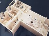 牟家坝富邦广场_2室2厅1卫 建面102平米