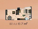 合众兴领寓_1室1厅1卫 建面67平米