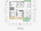 兴国九里蓝湾_3室2厅1卫 建面98平米