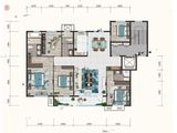 汇融静园_5室2厅3卫 建面195平米
