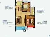 聚峰晴园_2室2厅1卫 建面88平米