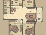 上海滩花园别墅_3室2厅1卫 建面119平米