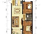 新晋原墅_2室2厅1卫 建面92平米