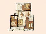 昌建融创湖润园_4室2厅2卫 建面130平米