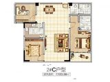 檀林新领域_3室2厅2卫 建面123平米