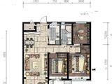 萬象府_3室2厅1卫 建面110平米