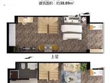 鑫发大拇指二期_2室2厅1卫 建面38平米