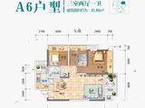江岚岸_3室2厅1卫 建面81平米