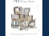 水月源岸花园_3室2厅2卫 建面95平米