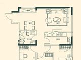 恒大云玺_3室2厅1卫 建面110平米