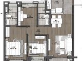 南桥金茂悦_3室2厅2卫 建面99平米