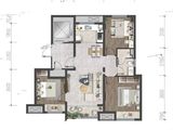 中南菩悦东望府_3室2厅1卫 建面95平米