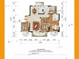 蓝光雍锦澜湾_4室2厅2卫 建面131平米