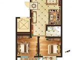 雅柏文一号公馆_3室2厅1卫 建面96平米