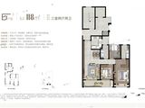温州万科古翠隐秀_3室2厅2卫 建面118平米