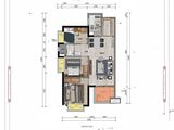首创禧瑞阅府_3室2厅1卫 建面85平米