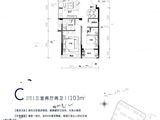 宝业大坂绿园_3室2厅2卫 建面103平米