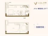 中海万锦公馆_2室1厅1卫 建面41平米