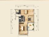 罗浮上善公馆_1室1厅1卫 建面60平米