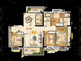 碧桂园翡翠滨江_4室2厅2卫 建面140平米