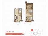 兴港正商宇航铭筑_2室2厅1卫 建面49平米