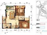 乐基优悦广场_2室2厅1卫 建面70平米
