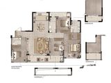 海湖府二期_4室2厅3卫 建面166平米