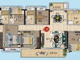 碧桂园凤凰湾_5室2厅2卫 建面157平米