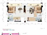 大嘉汇岭秀一方_2室2厅2卫 建面89平米