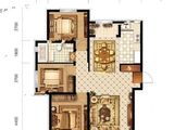 东鸿蝶翠里_3室2厅1卫 建面119平米