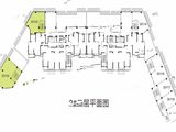 中铁琉森水岸_2#二层平面图 建面33平米