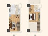 石药健康城_1室1厅1卫 建面37平米
