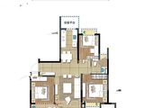 远创湖悦云境_3室2厅1卫 建面97平米