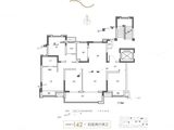 绿地枫荟雅苑_4室2厅2卫 建面142平米