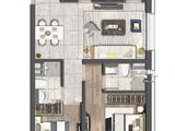 天悦_3室2厅2卫 建面100平米