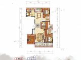 高新现代城_4室2厅3卫 建面182平米